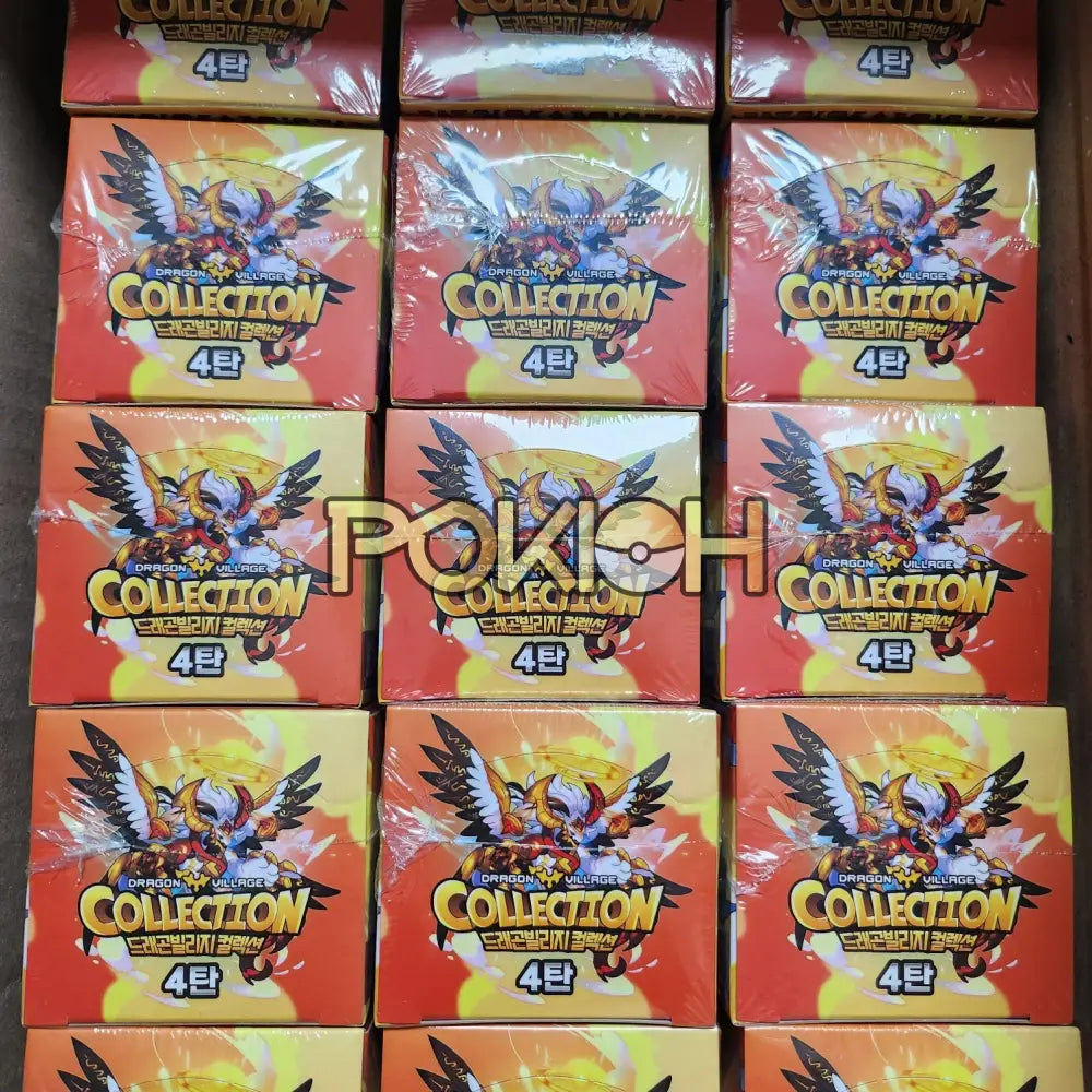 Dragon Village Collection Card Vol.4 Box Korean Mobile Game Item Code Coupon Dragon Village Collection Card Vol.4 Box Korean Mobile Game Item Code Coupon