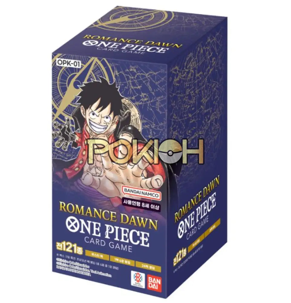 One Piece Card Game Romance Dawn Booster Box Opk-01 Tcg Korean Ver. One Piece Card Game Romance Dawn Booster Box Opk-01 Tcg Korean Ver.