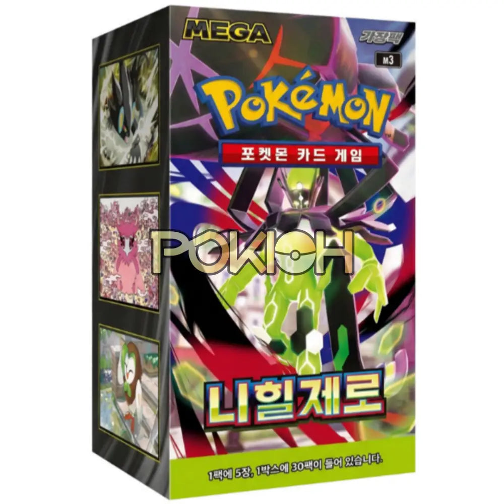 Pokemon Card MEGA Munikis Nihil Zero Booster Box M3 Korean ver. Pokioh Pokemon Card MEGA Munikis Nihil Zero Booster Box M3 Korean ver. Pokioh