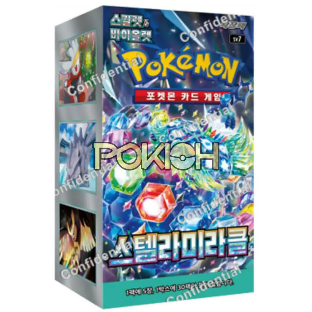 Pokemon Card Stellar Miracle Booster Box Sv7 Korean Ver. Pokemon Card Stellar Miracle Booster Box Sv7 Korean Ver.