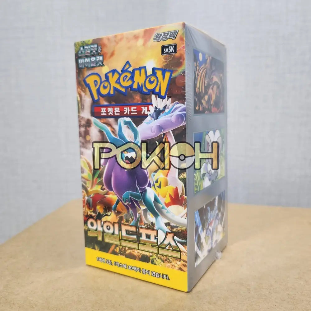 Pokemon Card Wild Force Booster Box Sv5K Korean Ver. Pokemon Card Wild Force Booster Box Sv5K Korean Ver.
