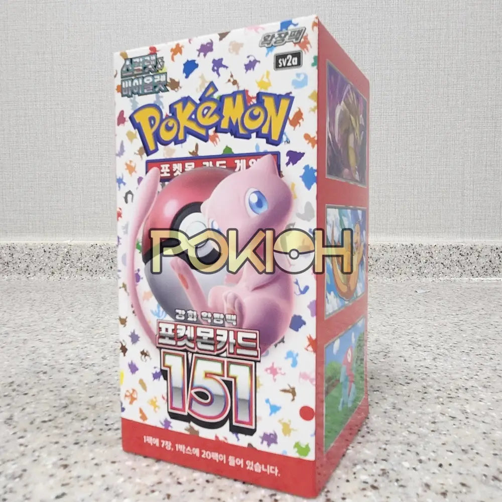 Pokemon Cards 151 Booster Box Sv2A Korean Ver. Pokemon Cards 151 Booster Box Sv2A Korean Ver.