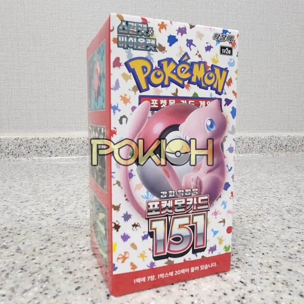 Pokemon Cards 151 Booster Box Sv2A Korean Ver. Pokemon Cards 151 Booster Box Sv2A Korean Ver.