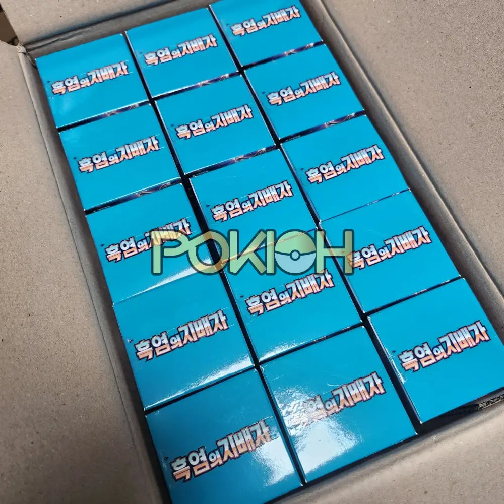 Pokémon Cards Ruler Of The Black Flame/Obsidian Flames Booster Box Sv3 Korean Ver. Pokémon Cards Ruler Of The Black Flame/Obsidian Flames Booster Box Sv3 Korean Ver.