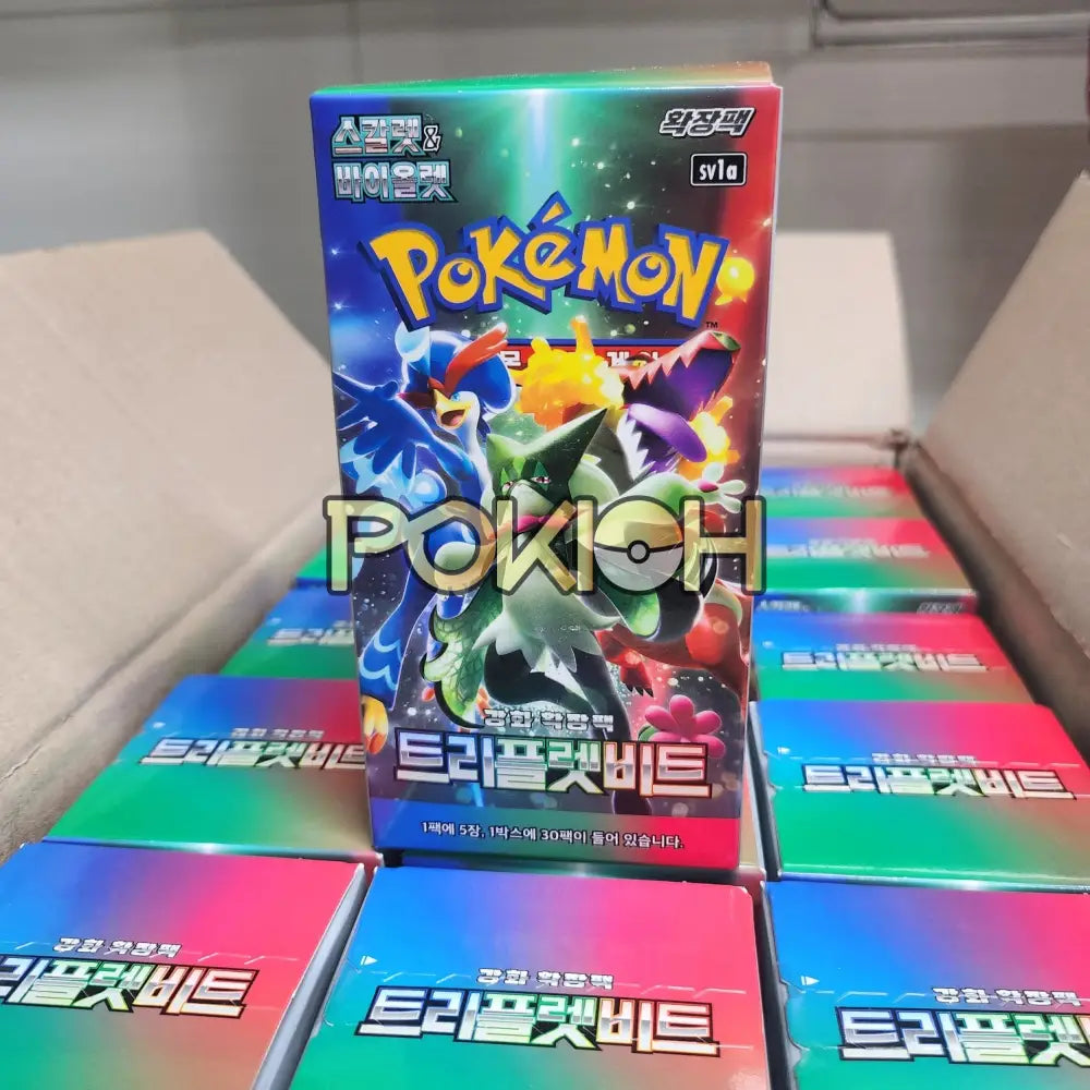 Pokémon Cards Triplet Beat Booster Box Sv1A Korean Ver. Pokémon Cards Triplet Beat Booster Box Sv1A Korean Ver.