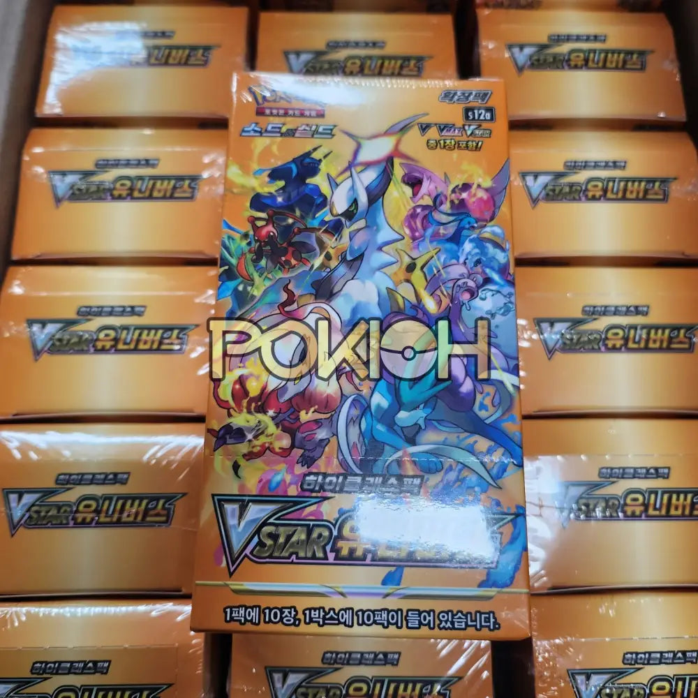 Pokemon Cards Vstar Universe Booster Box S12A Korean Ver. Pokemon Cards Vstar Universe Booster Box S12A Korean Ver.