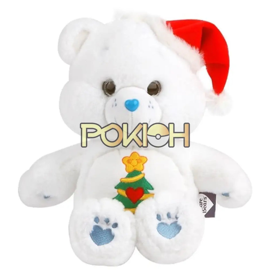 Care Bear Christmas Official Plush Doll Holiday Wish White Bear Care B   Pokioh
