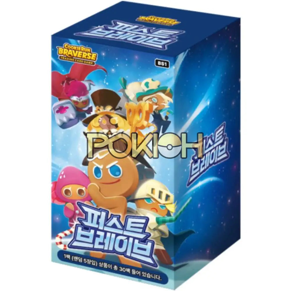 Cookie Run Braverse First Brave Booster Pack Box Card Vol.1 – Pokioh