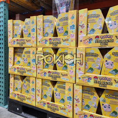 [Free Shipping] Pokemon Striking Popping Candy Variety Pack Tin Case 225G + 24K Gold 1 Sticker