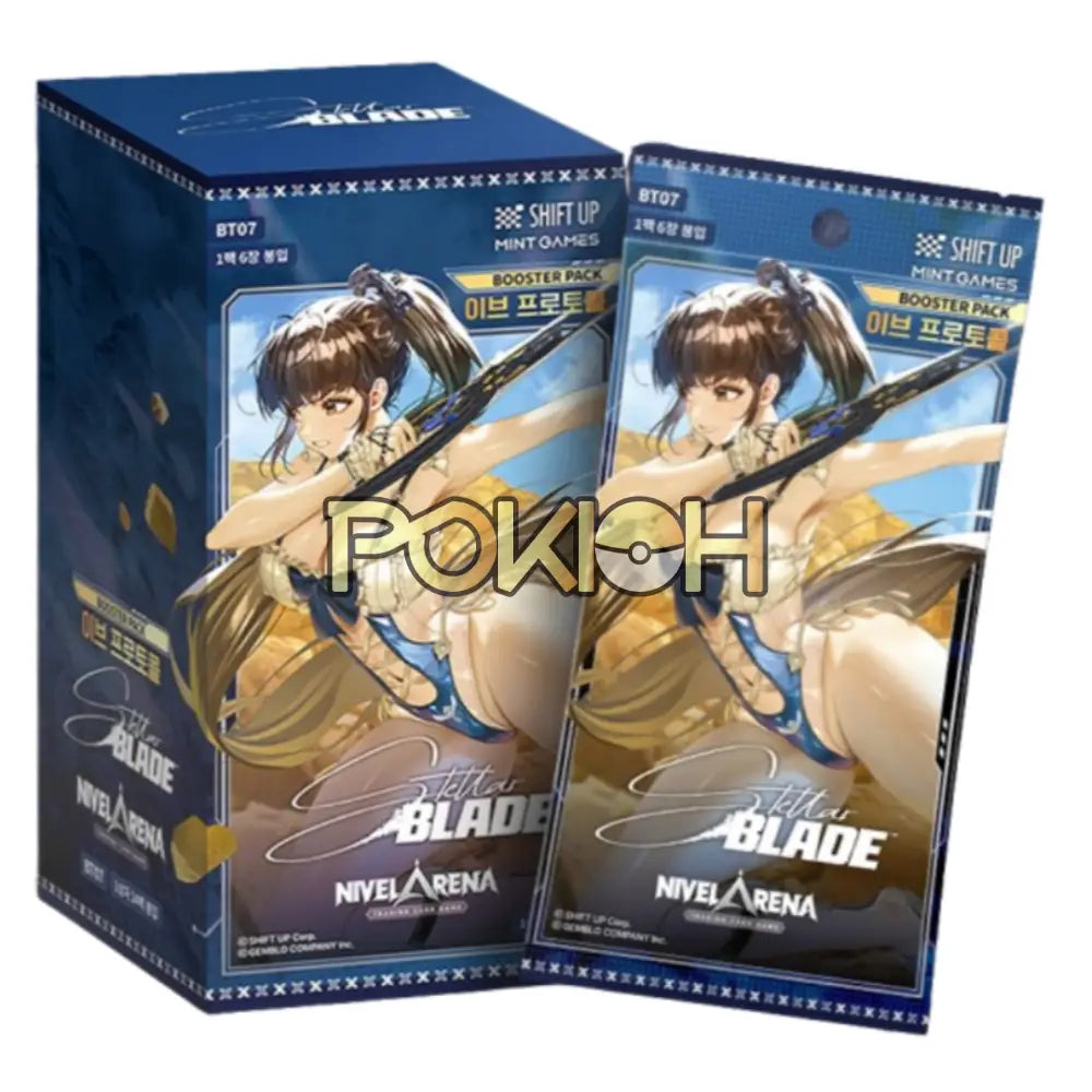 NIKKE Nivel Arena TCG Stellar Blade EVE Protocol Booster Box BT07 Korean ver.