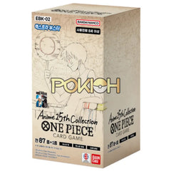 One Piece Anime 25th Collection Extra Booster Box EBK-02 Korean ver. Pokioh One Piece Anime 25th Collection Extra Booster Box EBK-02 Korean ver. Pokioh