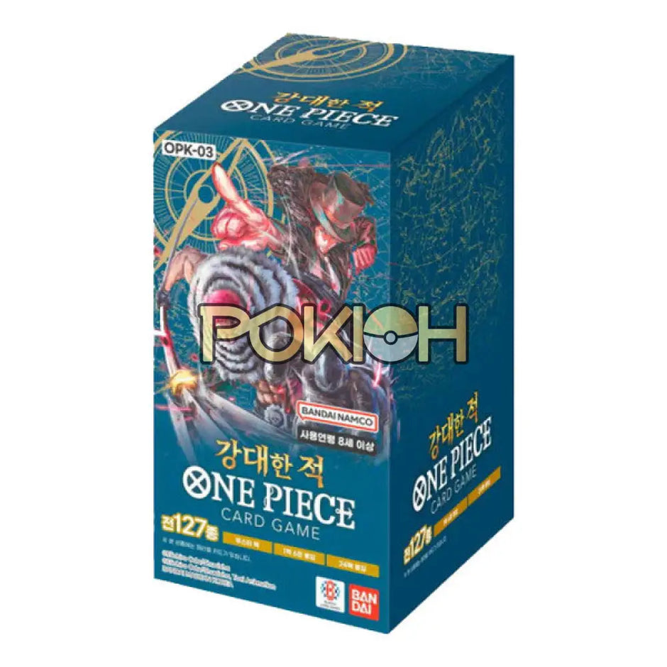 One Piece Card Game Mighty Enemy Booster Box OPK-03 TCG Korean ver. – Pokioh