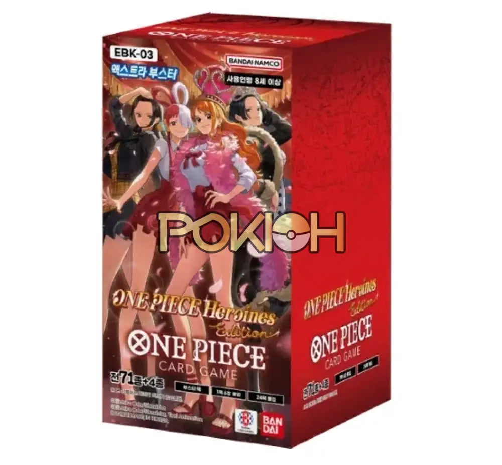 One Piece EBK-03 Heroines Edition Extra Booster Box Sealed Korean ver.