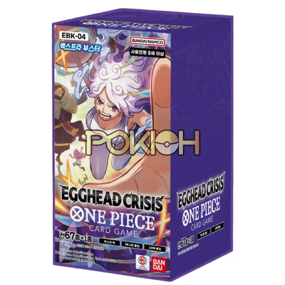 One Piece EBK-04 Egghead Crisis Extra Booster Box Sealed Korean ver.