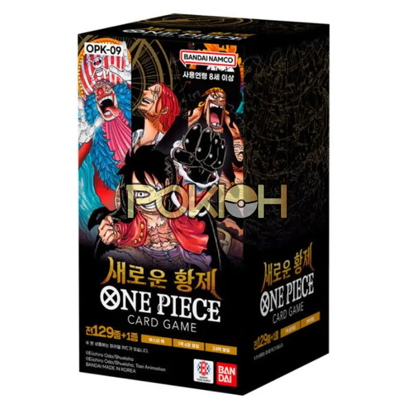 One Piece The New Emperor Booster Box Sealed OPK-09 Korean ver. – Pokioh