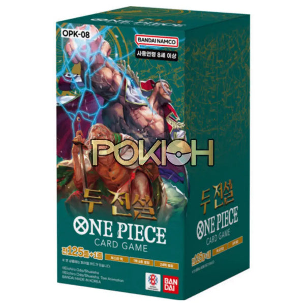 One Piece TWO LEGENDS Booster Box Sealed OPK-08 Korean ver. – Pokioh