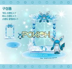 Pokemon Acrylic Card Stand Eevee 9 types Korea Vaporeon(Shamid)