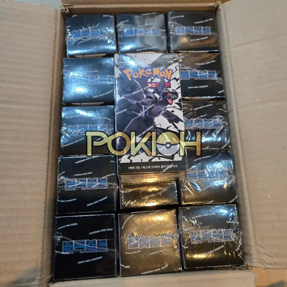 Pokemon Card Expansion Pack Black Bolt Booster box sv11B Korean ver.