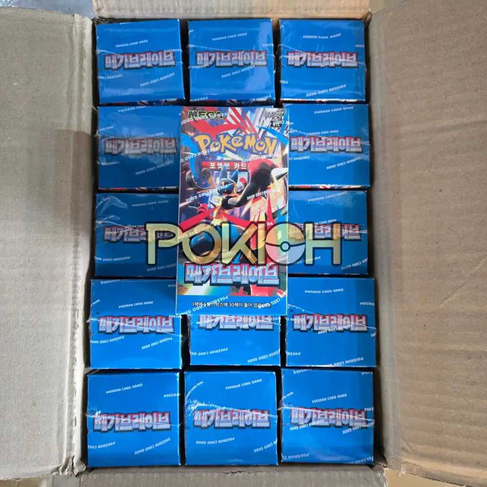 Pokemon Card Mega Brave Booster box M1L Korean ver. Pokioh Pokemon Card Mega Brave Booster box M1L Korean ver. Pokioh