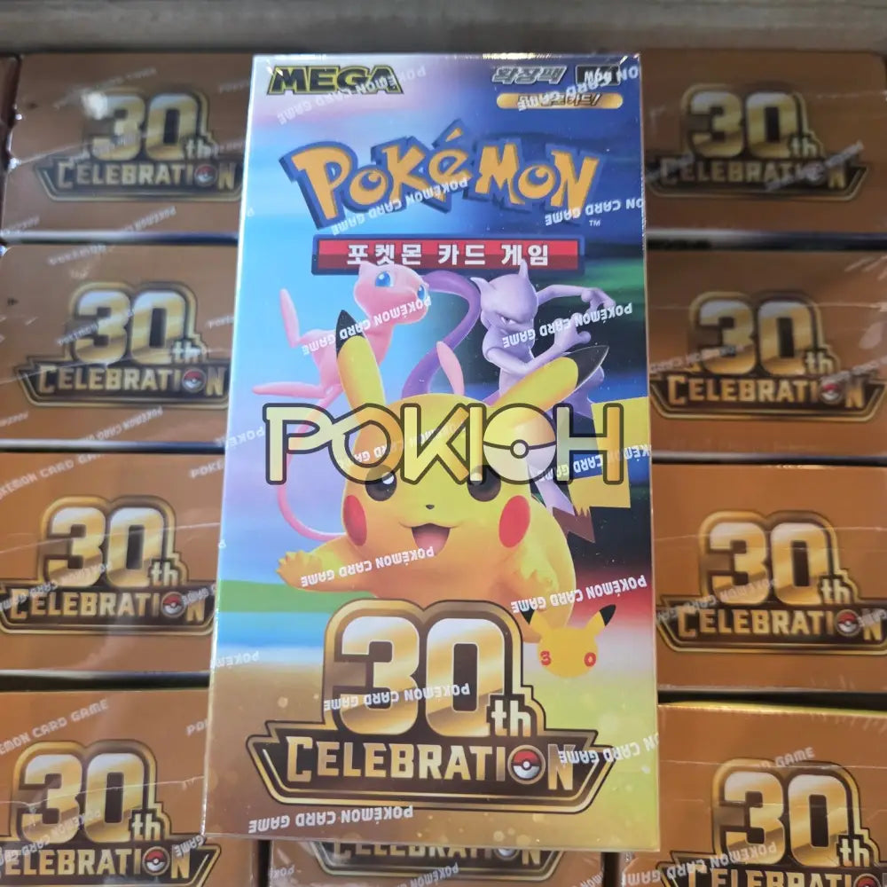 Pokemon Card Mega Expansion 30th Celebration Booster Box M6a Korean ver.
