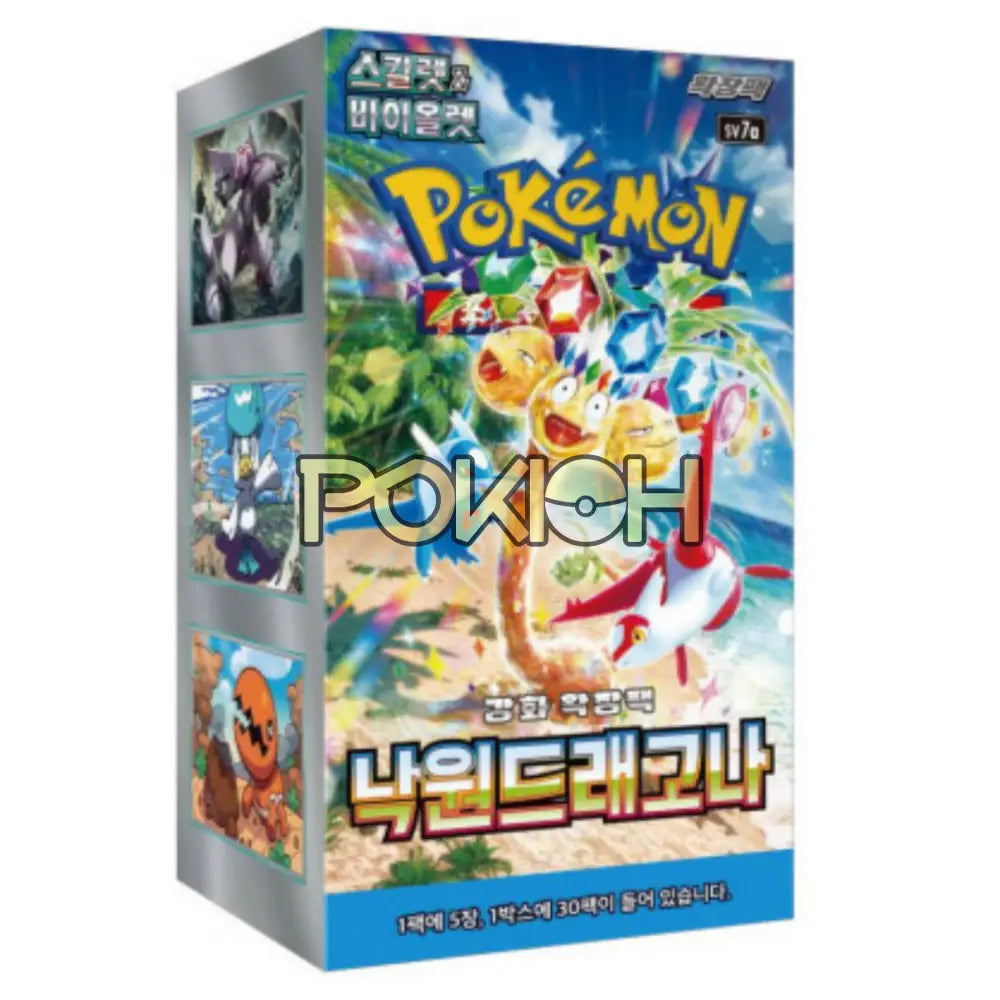 Pokemon Card Paradise Dragona Booster Box Sv7A Korean Ver.