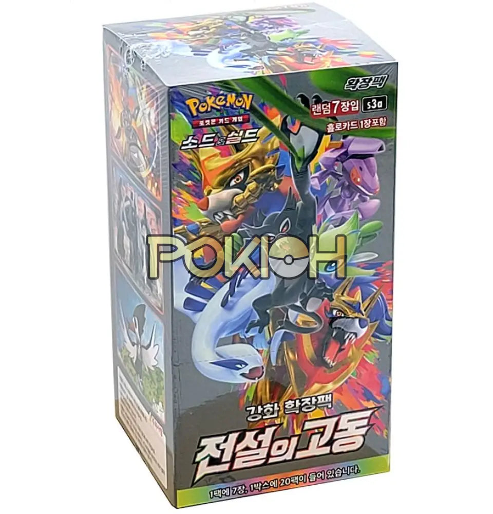 Pokemon Cards Legendary Heartbeat Booster Box s3a Korean Ver. – Pokioh