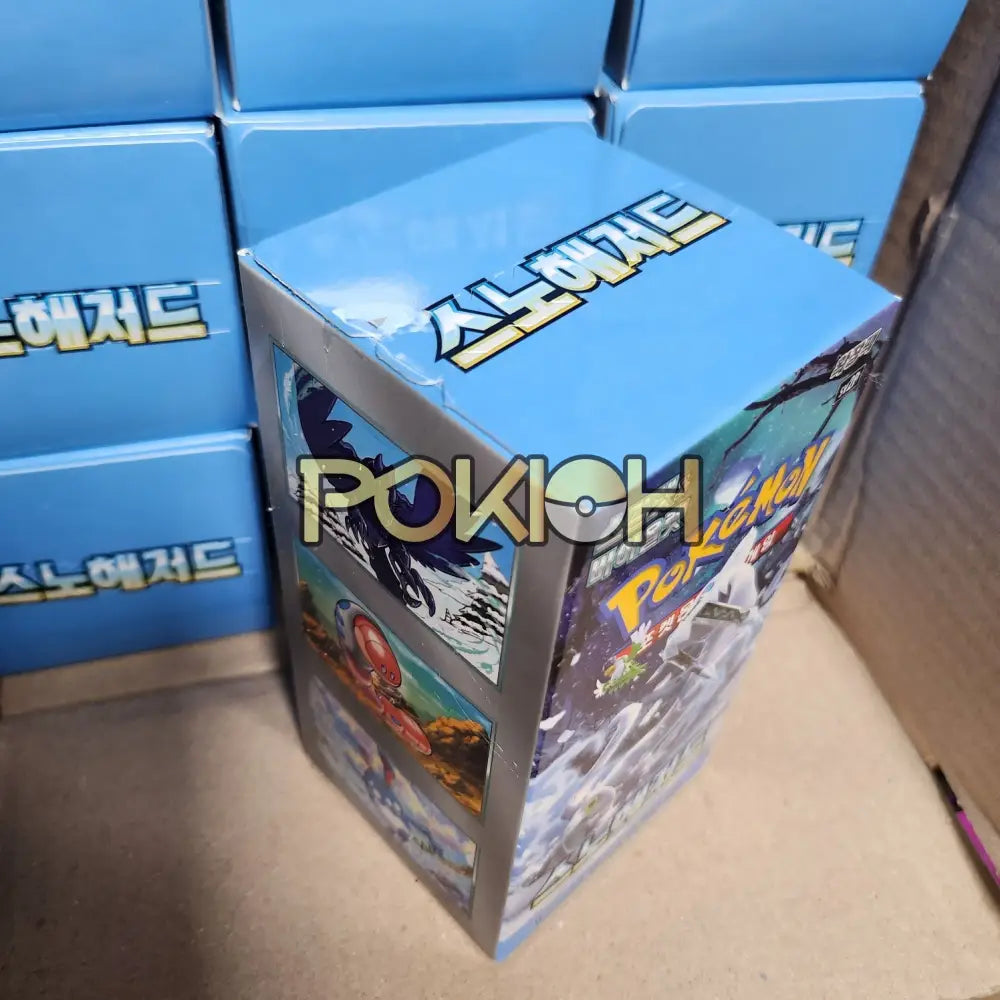 Pokémon Cards Snow Hazard Booster Box Sv2P Korean Ver.