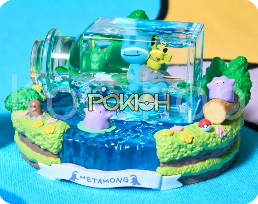 Pokemon Korean Exclusive WATERBALL Figure METAMONG Ditto Lapras & Pikachu Series