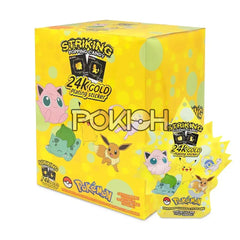 Pokemon Striking Popping Candy 30G + 24K Gold Sticker(1 Random Character) Variety Pack 3. 1 Sealed