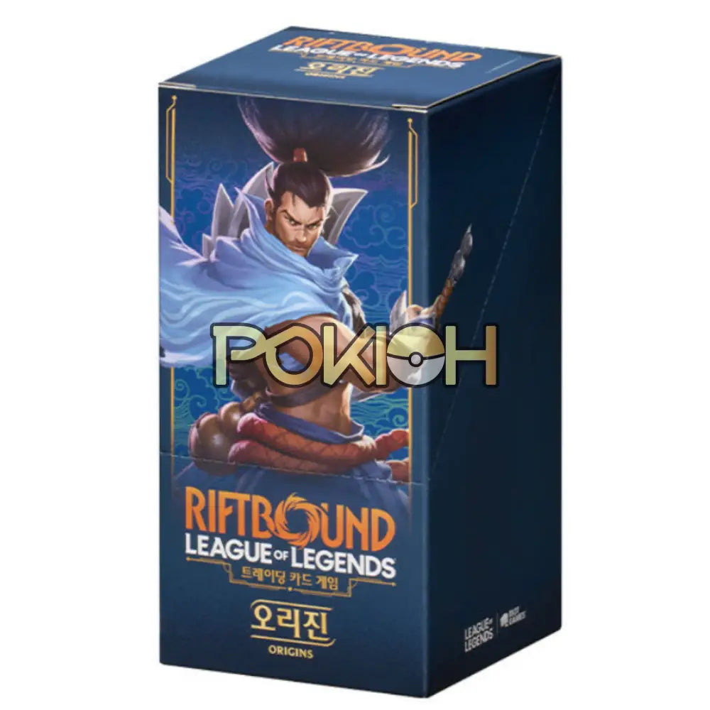 Riftbound League of Legends TCG Origins Booster Box Sealed Korean LoL Ahri