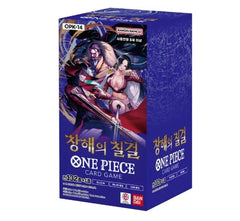 One Piece The Azure Sea’s Seven Booster Box OPK-14 Sealed Korean Ver.
