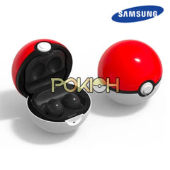Samsung Pokemon Galaxy Buds2 Pro/2/Live/Pro Case Cover Monster Ball + 1 Sticker