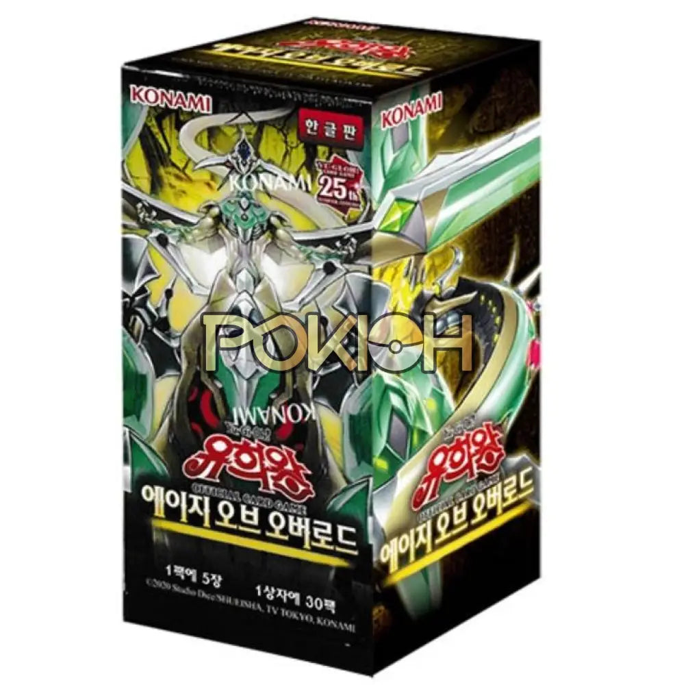 Yugioh Cards Age Of Overlord Agov-Kr Booster Box Korean Ver.